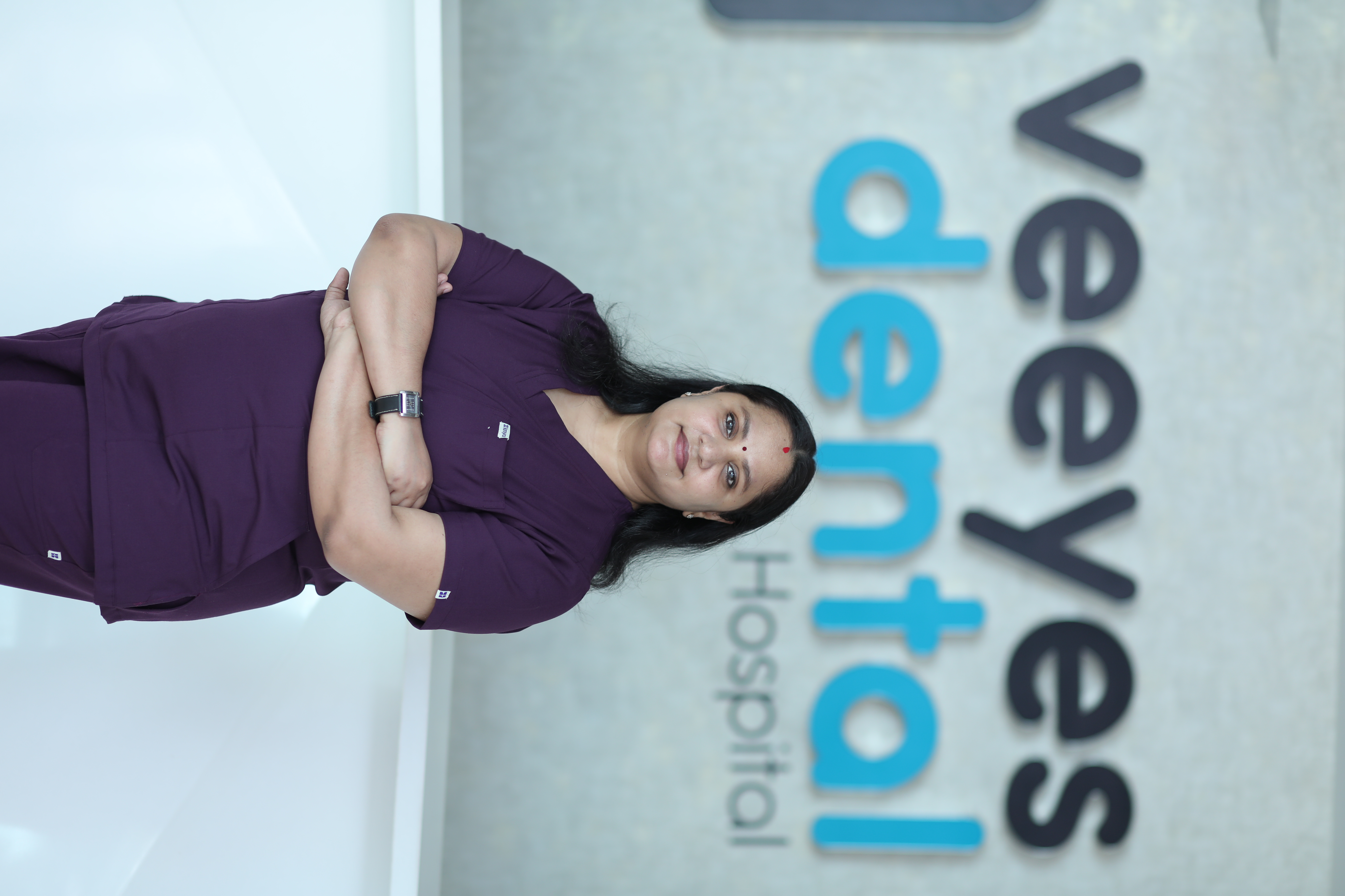 Dr. Ranjana Ramesh, Co-founder and Maxilla Facial Prosthodontics specialist at Veeyes Dental